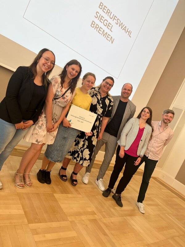 Auszeichnungsübergabe